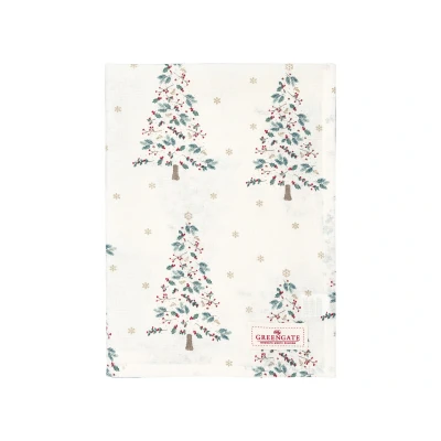 Abbildung von Greengate Lucie Xmas Tischdecke white 150x150cm