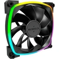 Abbildung von Montech RX120 PWM ARGB Lüfter 120mm, schwarz