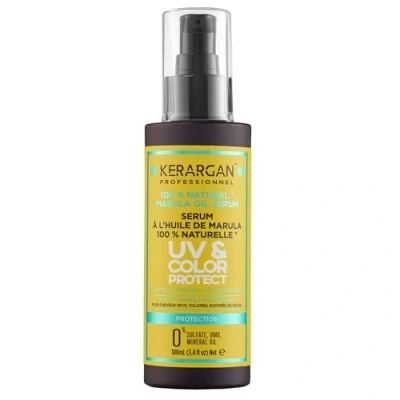 Abbildung von Kerargan Suero Capilar UV &amp; Color con Marula para Cabello Seco/Teñido Anti Frizz, Alisa, Hidrata Sin Sulfatos, OMG, Aceite Mineral 100ml
