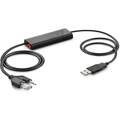 Abbildung von Plantronics APU 76 EHS Modul für Mitel/Cisco/Softphones/PC Nutzung, schwarz