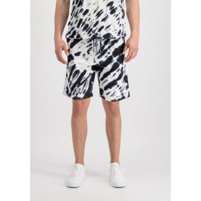 Abbildung von Alpha Industries TIE DYE Jogginghose, Herren, Größe: Medium, Black