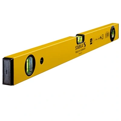 Abbildung von STABILA Wasserwaage Type 70 W, 60 cm, leichtes Alu Profil, 1 Horizontal Libelle, Vertikal drehbare Winkel Made in Germany