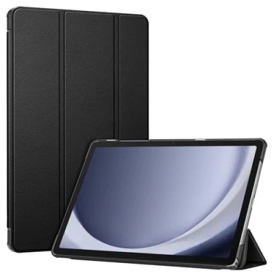 Abbildung von Fintie Hülle für Samsung Galaxy Tab A9 Plus 11 Zoll 2023, Ultradünne Kunstleder Schutzhülle mit Auto Schlaf/Wach Funktion Cover Tablet A9+ SM X210/X216/X218, Schwarz