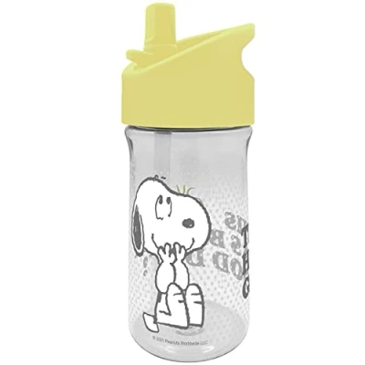 Abbildung von GEDA LABELS Unisex Jugend Snoopy Good Day Trinkflasche, bunt, 350 ml