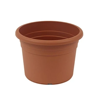 Abbildung von greemotion Pflanzkübel Fiona, UV Beständiger Blumentopf aus Kunststoff, Pflanzgefäß mit Bodenlöchern, Volumen ca. 96 l, Ø 70 x H 49,5 cm