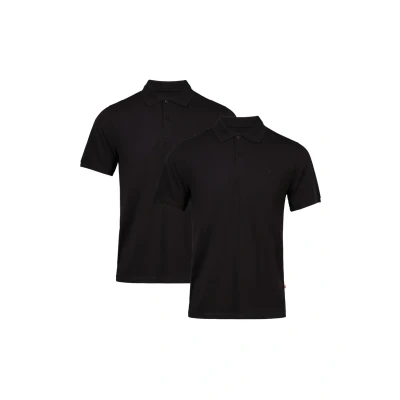 Abbildung von Danish Endurance 2 PACK Poloshirt, Herren, Größe: Large, Black