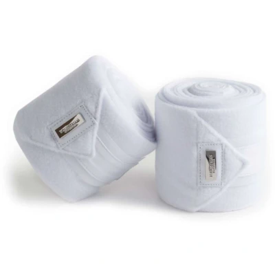 Abbildung von Equestrian Stockholm White Silver Fleecebandagen