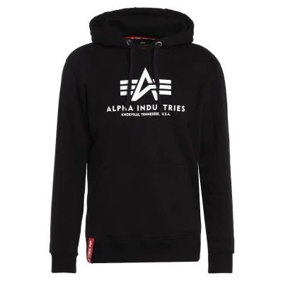 Abbildung von Alpha Industries FOIL Kapuzenpullover black, Herren, Größe: XL, Black