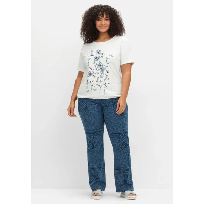 Abbildung von Sheego Jeans Bootcut, Damen, Größe: 44, Blue denim