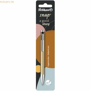 Abbildung von Pelikan 817653 Kugelschreiber Snap K10, Metall, goldfarben