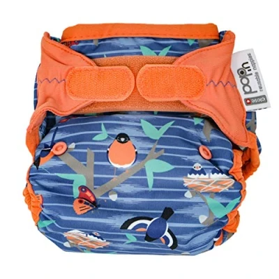 Abbildung von Close Caboo Nappy Wrap, wiederverwendbare Windel mit Klettverschluss Twilight Garden 3 16 kg, 1 Stk.