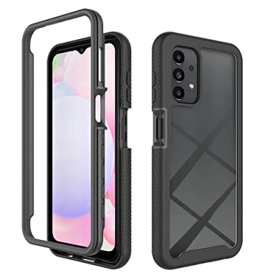 Abbildung von QiongniAN Hülle für Samsung Galaxy A13 4G Hülle, Anti Drop und stoßdämpfende Handy Schutzhülle SM A135F/DS / A135M/DS A135F/DSN A135F A135M Black