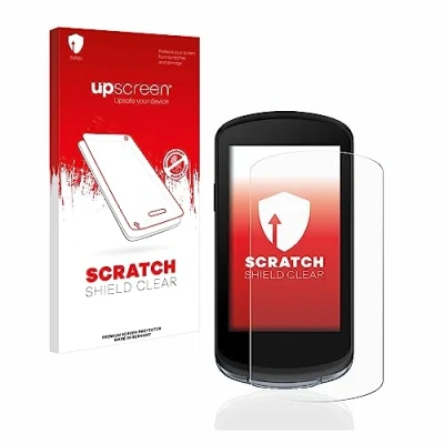 Abbildung von upscreen Schutzfolie für Garmin Edge 1040 Kristall klar, Kratzschutz, Anti Fingerprint