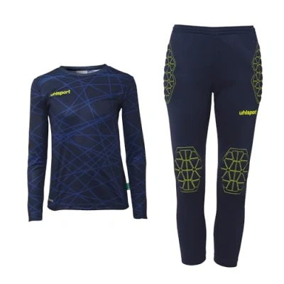 Abbildung von Prediction Torwart Set Junior Torhüter Bekleidungs aus Shirt, Short, Baselayer und Fußballsocken, Fußball Ausrüstung für Kinder Jugendliche