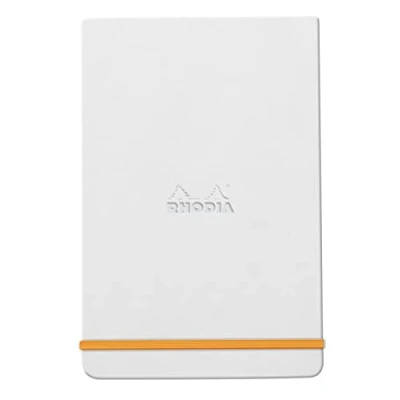 Abbildung von Rhodia 194375C Notizbuch Webnotepad DIN A5, 96 Blatt abtrennbar liniert 90 g, 1 Stück, Weiß