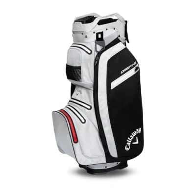 Abbildung von Callaway Golf ORG 14 HD Waterprrof Cartbag, 2025, Schwarz/Grau/Rot