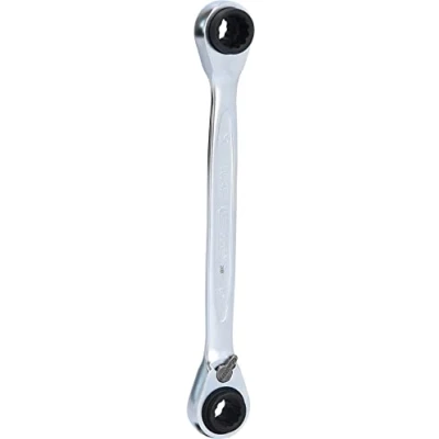 Abbildung von KS Tools 503.4541 4 in 1 GEARplus Doppel Ratschenringschlüssel, umschaltbar, 8x9x10x11mm