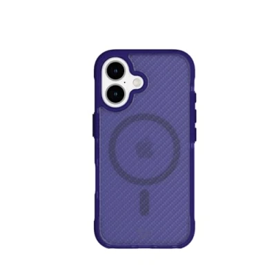 Abbildung von tech21 EvoArmor für iPhone 16 kompatibel mit MagSafe Aufprallschutz Hülle 21x Militärstandard getestet in Blau