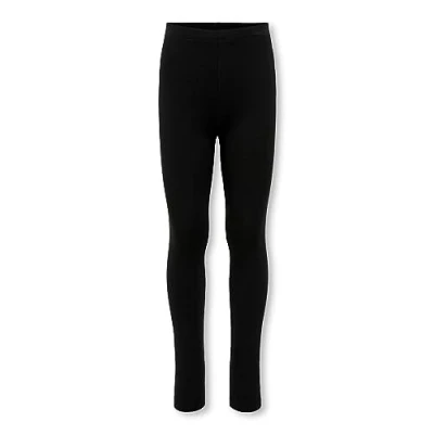 Abbildung von Kids ONLY Kogemili Brushed Leggings Hosen für Kinder, Größe: 110/116, Black