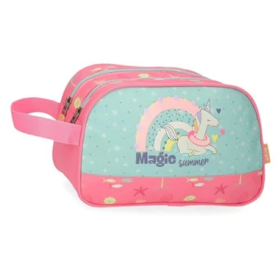 Abbildung von Enso Magic Summer Kulturbeutel, Zwei Fächer, anpassbar, Mehrfarbig, 26 x 16 11 cm, Polyester von Joumma Bags, bunt, Kulturbeutel mit Fächern, anpassbar