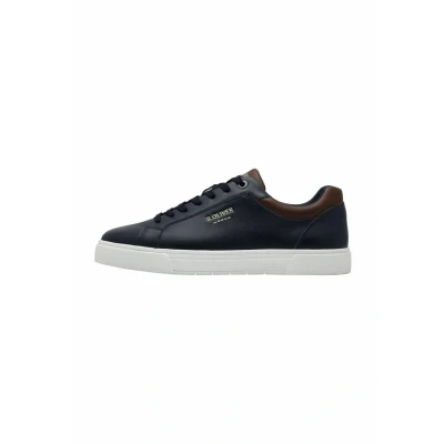 Abbildung von s.Oliver Herren Sneaker flach mit Schnürsenkeln Low Top, Blau (Navy), 42 EU