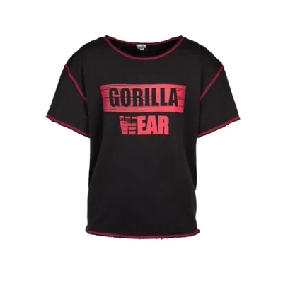 Abbildung von Gorilla Wear Wallace Workout Tshirt print, Herren, Größe: S/M, Black