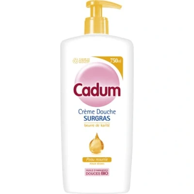 Abbildung von Cadum Surgras Duschcreme, Shea, 750 ml