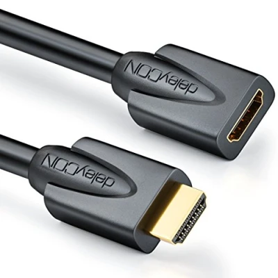 Abbildung von deleyCON 5m HDMI Verlängerung kompatibel zu Kabel
