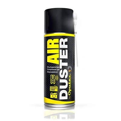 Abbildung von Oputec 400ml Druckluftspray Air Duster Druckgasreiniger Tastatur Reiniger Druckluftreiniger