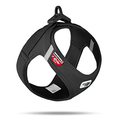 Abbildung von Curli Clasp Vest Harness Air Mesh Schwarz Hundegeschirr Xs...