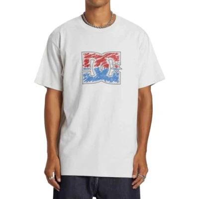 Abbildung von DC Shoes STAR Inline Tshirt print, Größe: Small, Snow heather