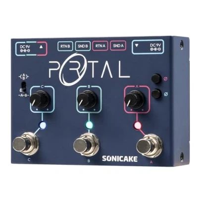 Abbildung von SONICAKE Portal Active Signal Mixer Analog Line Selector ABY und FX Loop mit drei Kanälen