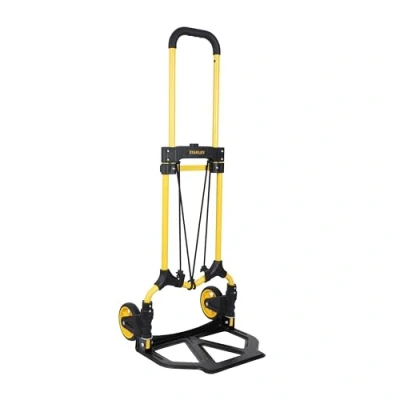 Abbildung von STANLEY klappbare Sackkarre, Tragkraft 70Kg, SXWTD FT580, Abmessungen Ladefläche 39x29cm, inklusive elastischem Spanngurt, platzsparend verstaubar