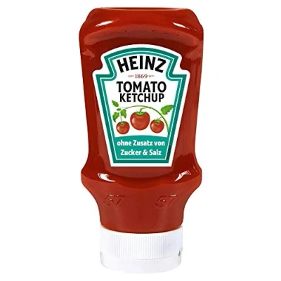 Abbildung von Heinz Tomato Ketchup Ohne Zusatz von Zucker und Salz 400 ml