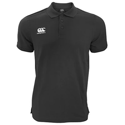 Abbildung von Canterbury Herren Waimak Kurzarm Pique Polo (3XL) (Schwarz)