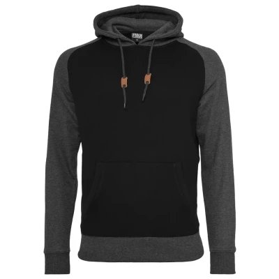 Abbildung von Urban Classics Contrast Sweatshirt, Herren, Größe: XXL, Blk/cha