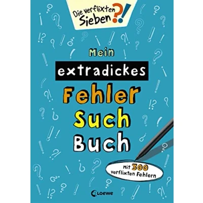 Abbildung von Mein extradickes Fehler Such Buch (petrol): Mit 300 verflixten Fehlern Rätsel und Beschäftigungsbuch für Kinder ab 5 Jahre (Die Sieben)