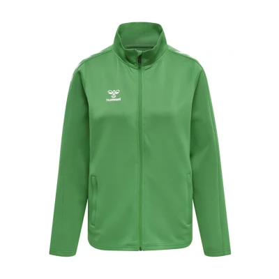 Abbildung von Hummel CORE XK POLY Sweatjacke, Damen, Größe: Large, Evergreen