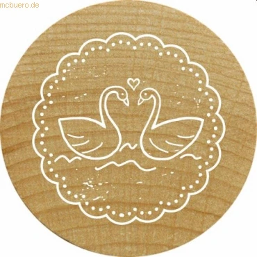 Abbildung von Woodies Holzstempel, Holz, 3,4 x 3,5 cm