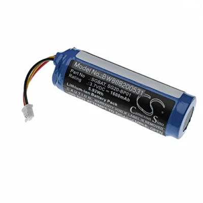 Abbildung von vhbw 1x Akku Ersatz für Intermec SGBAT, SG20 BP01 Barcodescanner POS (1600 mAh, 3,7 V, Li Ion)