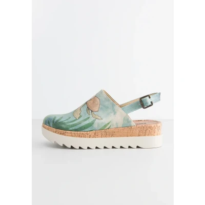 Abbildung von Dogo Akita Plateausandalette, Damen, Größe: 39, Multicolor Schuhe