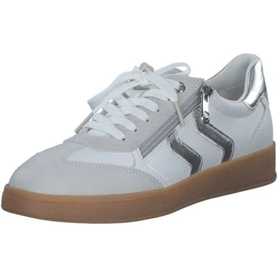 Abbildung von Marco Tozzi Sneaker low, Damen, Größe: 37, White silver Schuhe