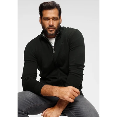 Abbildung von Man&#039;s World Strickjacke aus Baumwollmischung