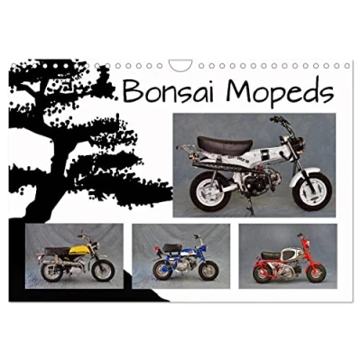 Abbildung von Bonsai Mopeds (Wandkalender 2025 DIN A4 quer), CALVENDO Monatskalender