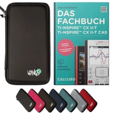 Abbildung von CALCUSO Zubehör Standardpaket Schwarz kompatibel für Grafikrechner TI Nspire CX II T/CX T CAS