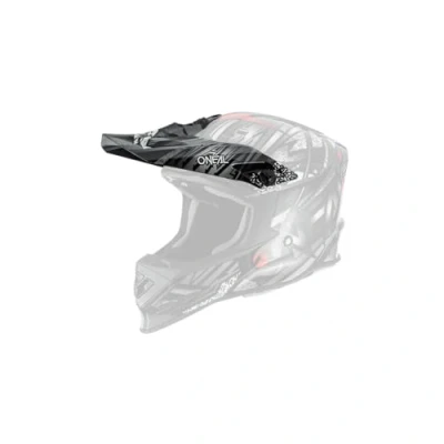 Abbildung von O&#039;NEAL Motocross Helm Ersatzteile Enduro Motorrad Ersatzschirm 8SRS Helmet SYNTHY Visor Schwarz One Size