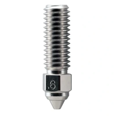 Abbildung von Micro Swiss Brass Plated Wear Resistant Nozzle for Creality K1, K1 Max, CR M4 0.6mm