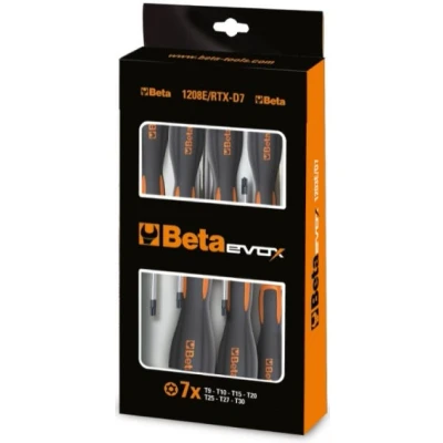 Abbildung von 7 Teilige Schraubendrehersatz Beta Tools Für Tamper Resistant Torx Schrauben