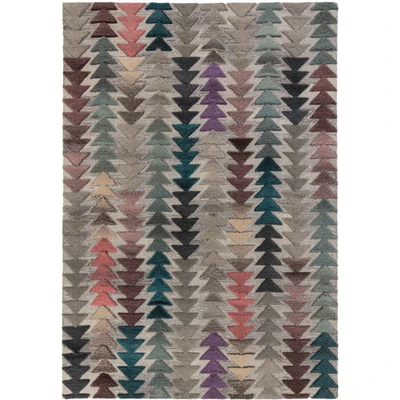 Abbildung von FLAIR RUGS Wollteppich &quot;Archer&quot;, rechteckig, geometrisches Design