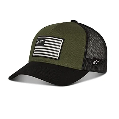Abbildung von Alpinestars, Flag Snapback, Baseball Kappe, Militär/Blk, Os, Mann, Einheitsgröße